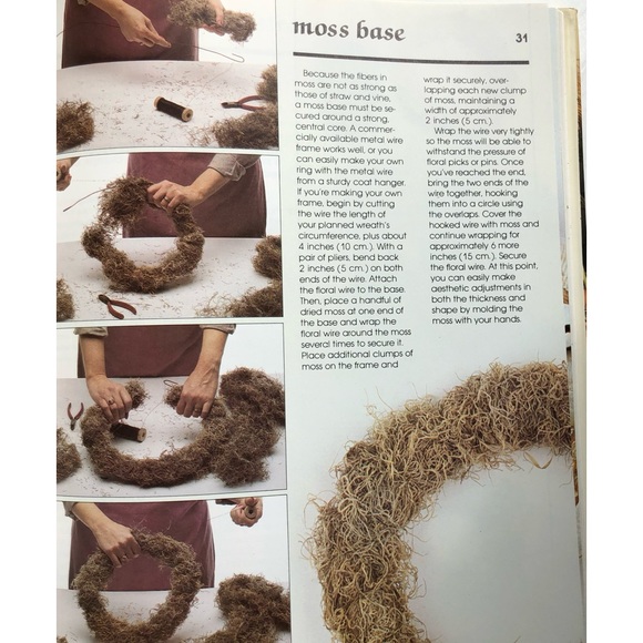 Vintage 1988 The Wreath DIY Hardcover Book - Picture 6 of 10